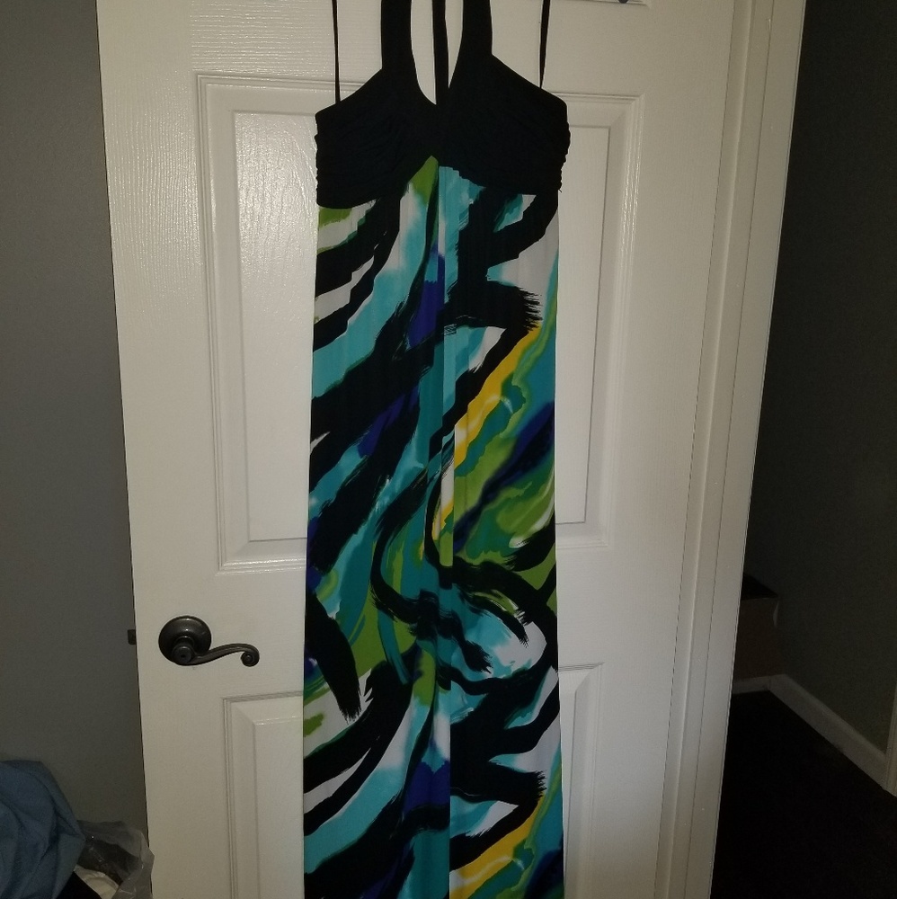 Printed maxi dress